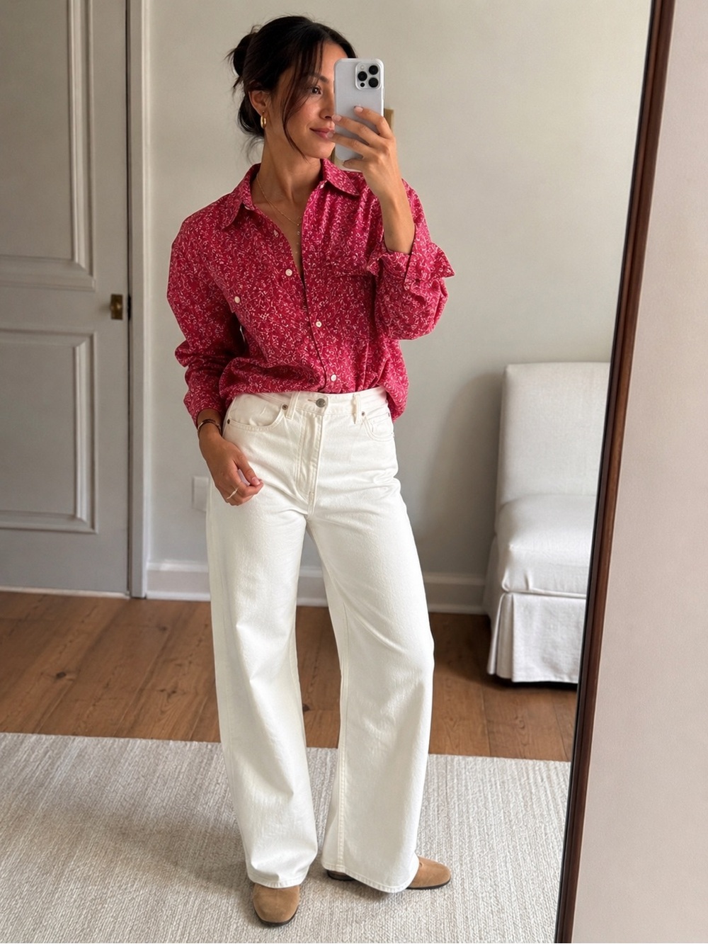 Ralph Lauren LRL Lauren Jeans Co Floral Button Up Shirt
